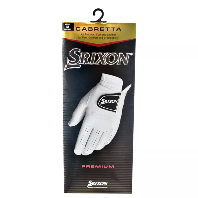 NEW Srixon Cabretta Leather Mens Golf Gloves -Pick Size, Fit, Qty. FREE SHIPPING