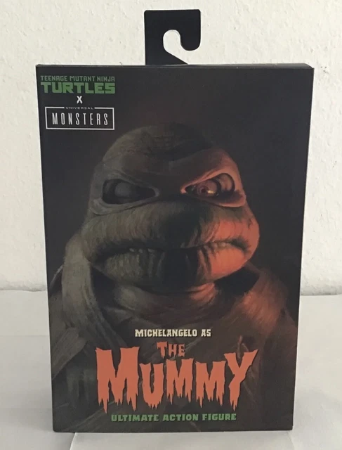 NECA Universal Monsters x Teenage Mutant Ninja Turtles Michelangelo as The Mummy