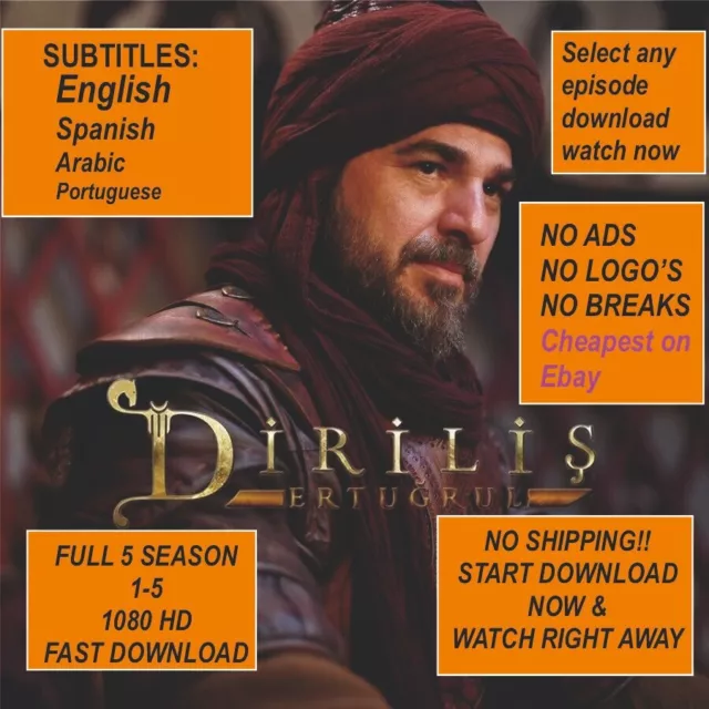 (Resurrection) Dirilis Ertugrul full Seasons 1-5 all Episodes