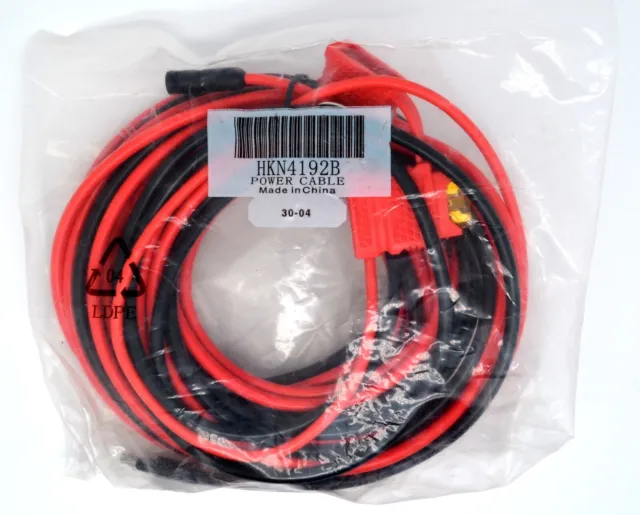 Hkn4192B New Oem Motorola Mobile Pwr Cable 20 Ft, 10Awg, 20A Xpr, Xtl, Apx...