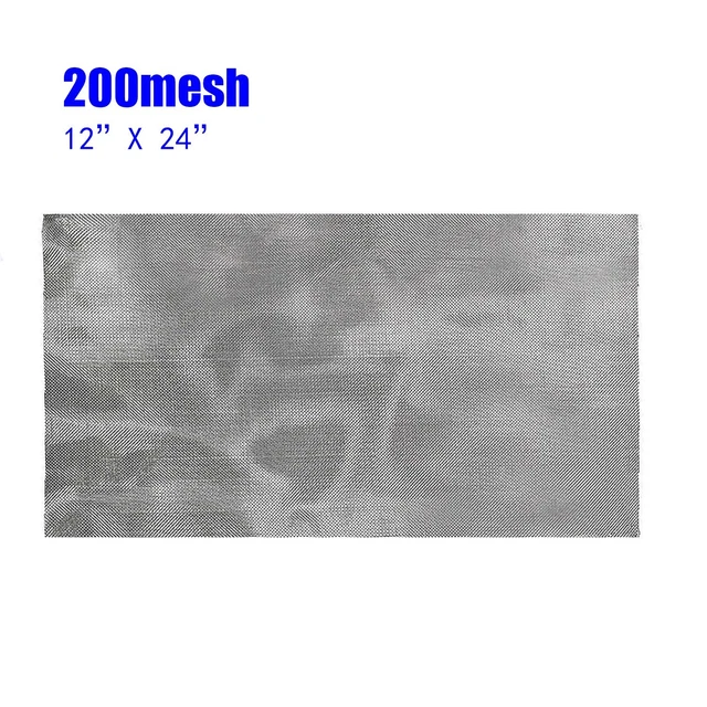 Fil tissé Filtre 200 mesh 75 microns Acier inoxydable 304 08 mm Inoffensif 1pc