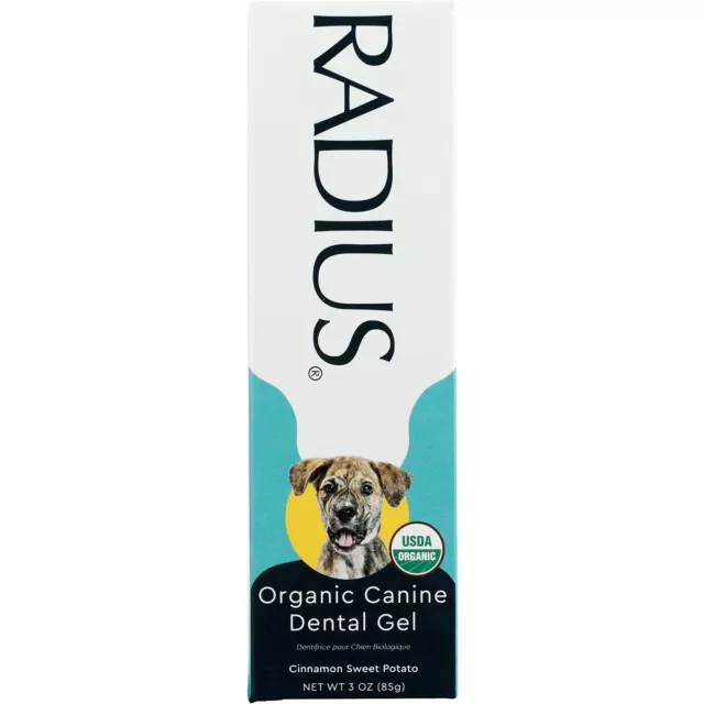 Radius Organic Canine Dental Gel No Xylitol 3 oz