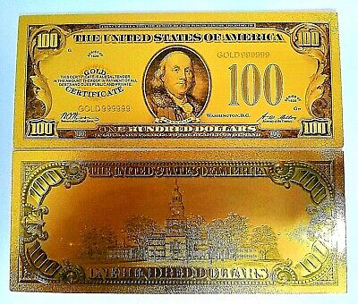 1899 "GOLD" $100 HUNDRED REP. Banknote