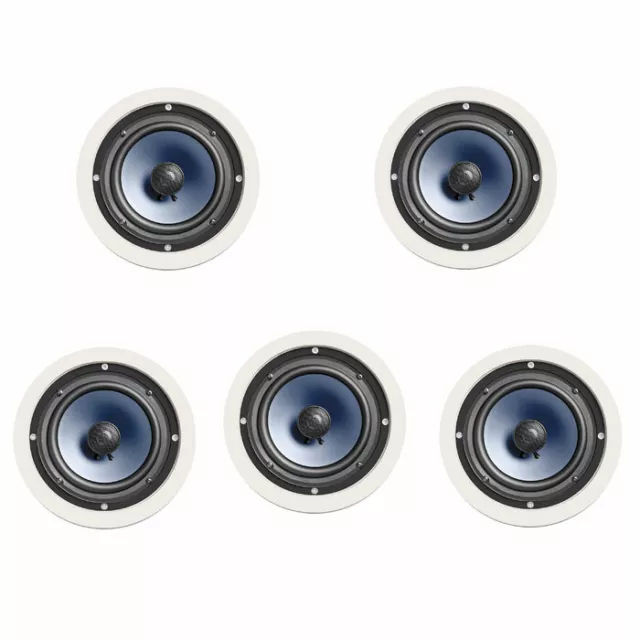 5 x Polk Audio RC80i 100W Ceiling Speaker 10 3/4"