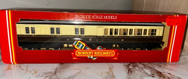 HORNBY R.436 GWR Clerestory Coach 3371 (Chocolate/Cream) £13.20 ...