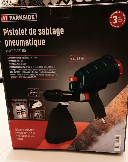 Pistolet De Sablage Pneumatique PARKSIDE PDSP 1000 D5