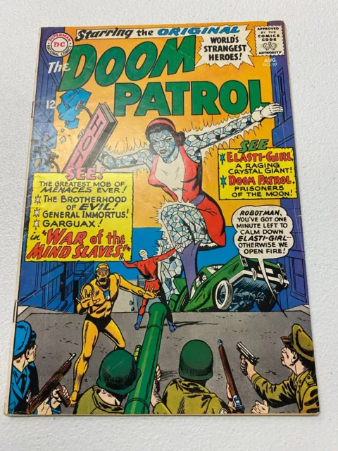 Doom Patrol #97 1965 Mento Brotherhood Of Evil Bob Brown Drake Dc Comic Mj