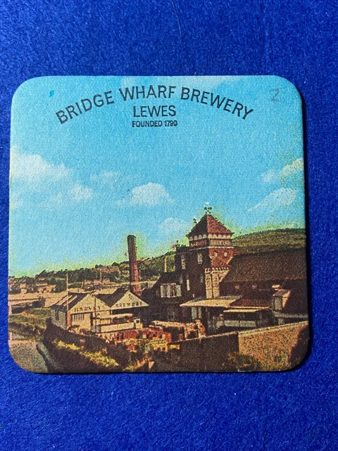 Beer Mat Coaster - Two Sided - Bridge Wharf Brewery Lewes    (Ff257)