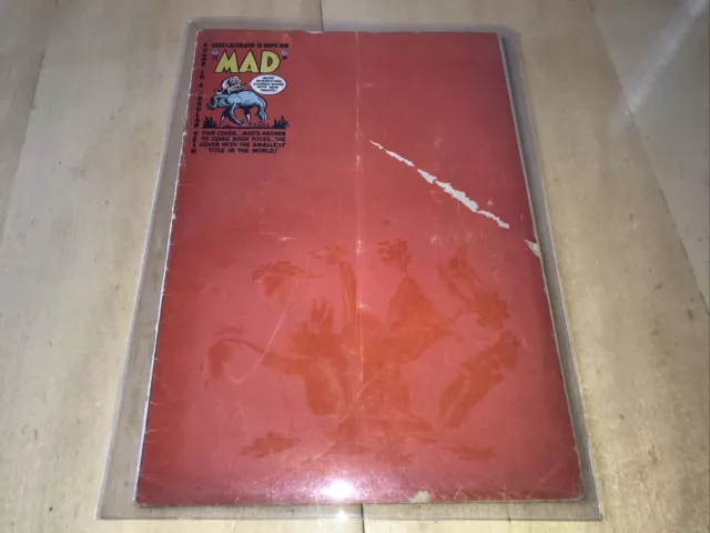 MAD Magazine No. #13 July 1954 Golden Age EC Comic Book Smallest Title Orange