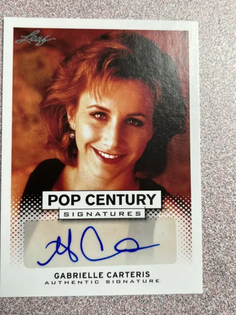 Gabrielle Carteris 2013 Leaf Pop Century #Ba-Gc1 Autographed Card