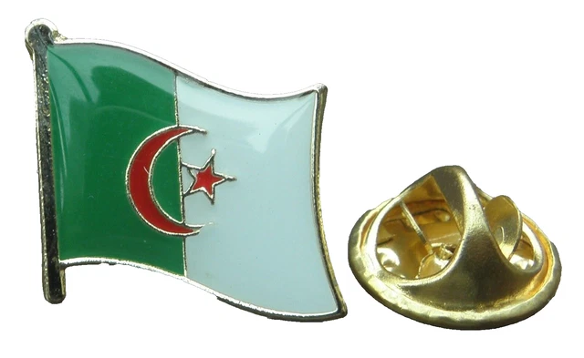Drapeau De L'alg&eacute;rie Avec Signe De Localisation De L' Alg&eacute;rie Drapeau D Algeria Drapeau Algerien Original Simple 173993155