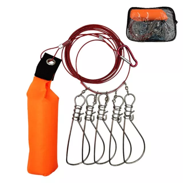 Set arancione G G attacco caratteristiche cintura di blocco esca pesce resistente per catturare gli occhi