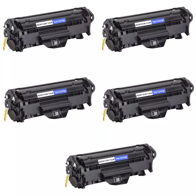 5 Black Toner Cartridge For Canon MF4370dn MF4380dn MF4140 MF4150 MF4340d Q2612A