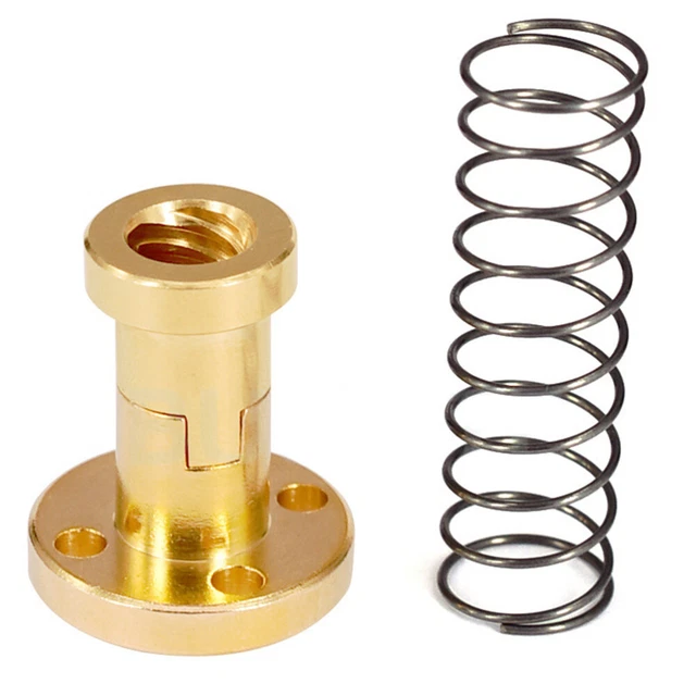 Dado di sgombero T8 2 mm passo 2 mm dado a vite molla asta filettata