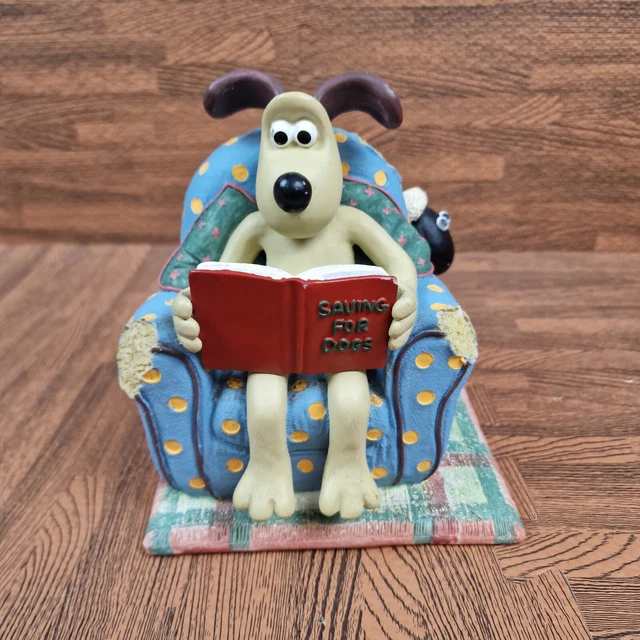 1989 WALLACE AND Gromit Aardman Gromit Saving For Dogs Collectible