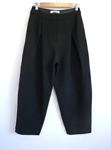 MM6 MAISON MARTIN MARGIELA High Waisted Deep Pleat Pant Trouser SSENSE 1 38 $575