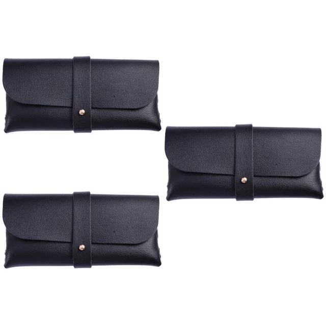3 Count Supports De Porte-lunettes Étui À Souple Rouge Manuel Adulte Aux Femmes