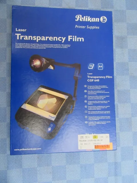 * Ca. 80 Folien, Laser Transparency Film, Schreibfolien, Overheadfolien