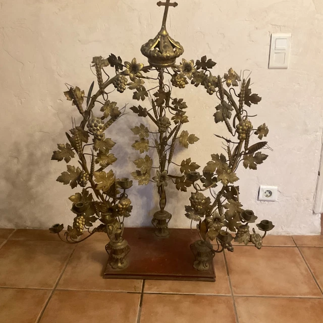 Chandelier 3 Branches Ancien | Esprit Chandelier