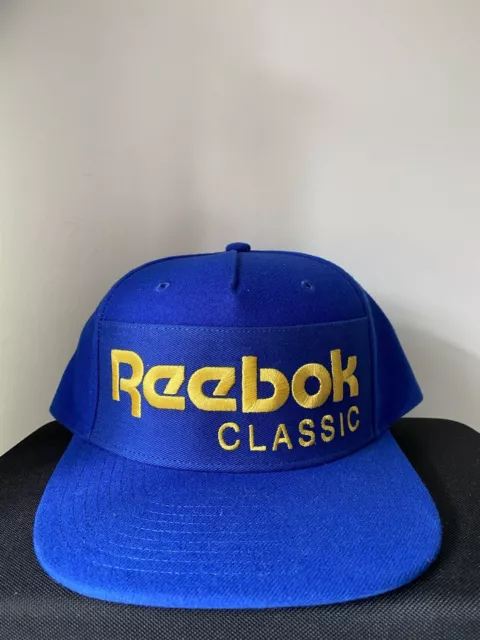 GENUINE VINTAGE REEBOK Classic Hat Blue Yellow As New 24.99 PicClick AU