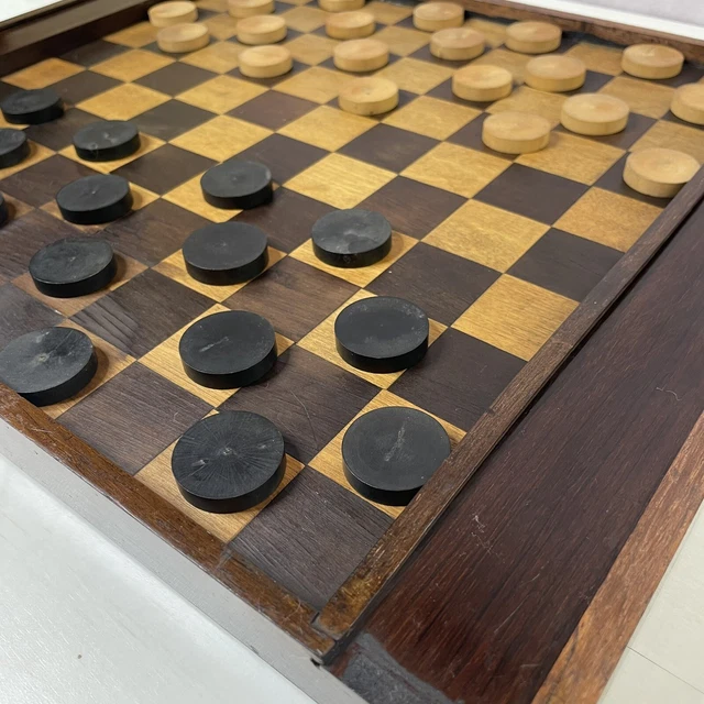 Boite de jeu dames et backgammon