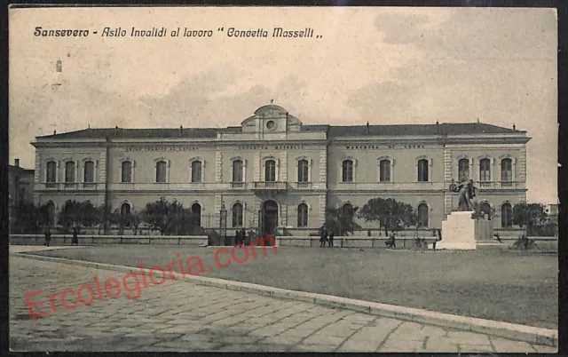 ag0315 - CARTOLINA D'EPOCA - Foggia Provincia - San Severo  1939