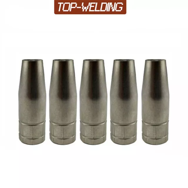 5/20pcs 15AK Tapered Nozzle 145.0123 Euro Mig Gun MB15 MIG/MAG For Binzel