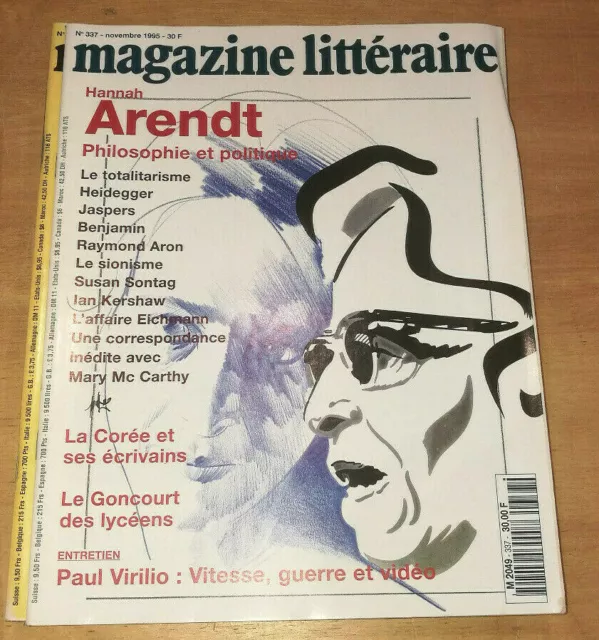 Das Magazin Literarische Nr. 337 Hannah Arendt Philosophie Und Politik