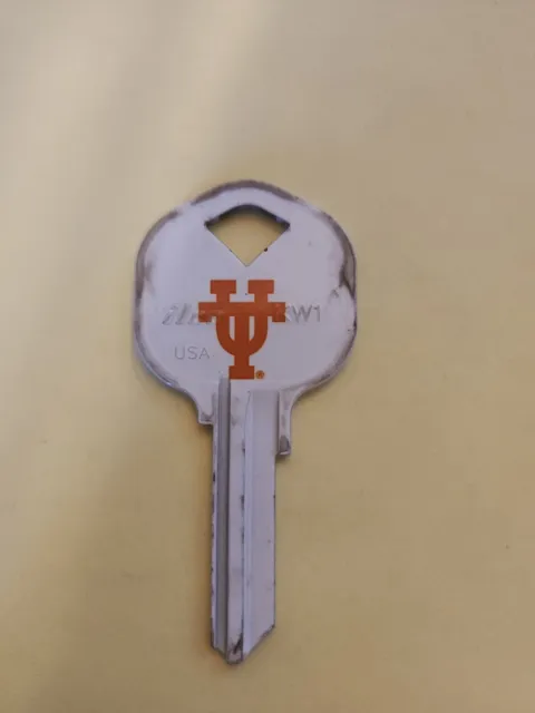 Texas Longhorns house key blank Kwikset