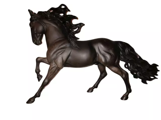 BREYER REEVES TRADITIONAL SERIES Matte Black Andalusian Stallion #584
