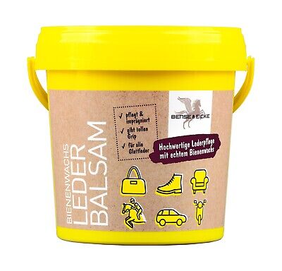 Bense & Eicke cera de abejas bálsamo de cuero 1000 ml para el cuidado y conservación del cuero