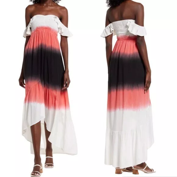 NWT Area Stars Annabelle Dip Dye Maxi Dress Size M