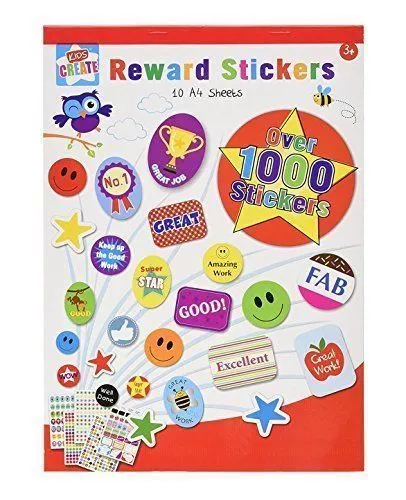 Over 1000 Stickers Kids Mega Sticker Book Creative Fun Activity Craft Art Sheets