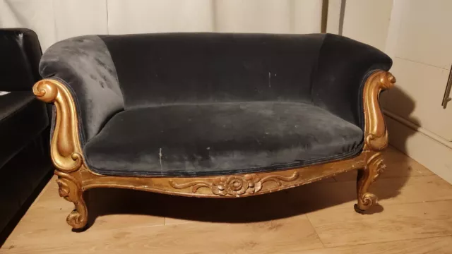 Antique Small French sofa, Napoleon style