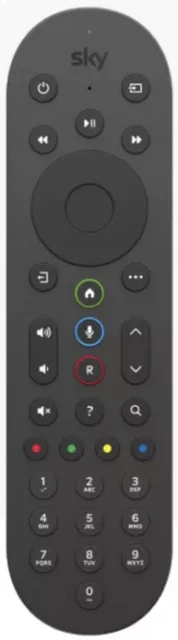 GUSCIO SALVA TELECOMANDO IN SILICONE NERO PER SKY Q BLACK - PLATINUM - MINI