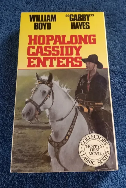 HOPALONG CASSIDY ENTERS VHS William Boyd Gabby Hayes Howard Bretherton ...