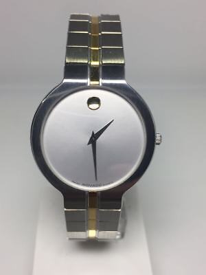 Orologio Movado Museum Gold 8540871 Swiss Made Nuovo!! -30% Off