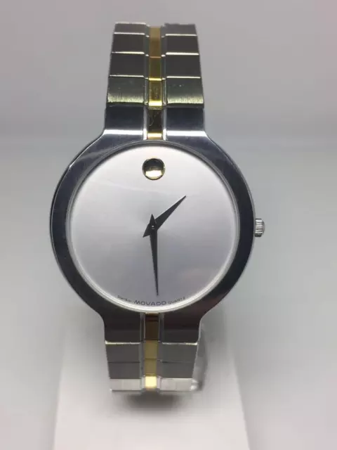Orologio Movado Museum Gold 8540871 Swiss Made Nuovo!! -20% Off
