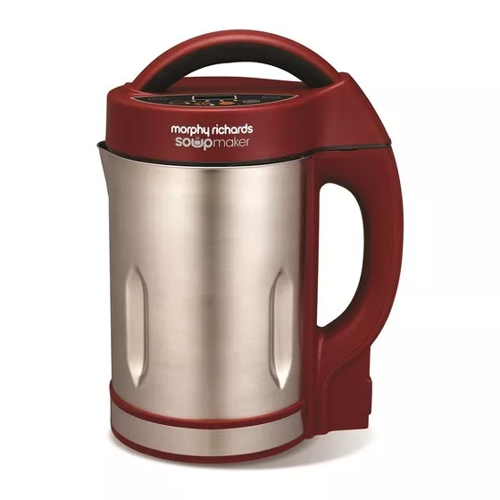 Morphy Richards Red 501010 Soup Maker Blender S/Steel 1.6L