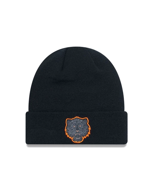 New Era Men's Knit Cuff Cap ~ Detroit Tigers Black New Era Men's Knit Cuff Cap ~ Detroit Tigers Black