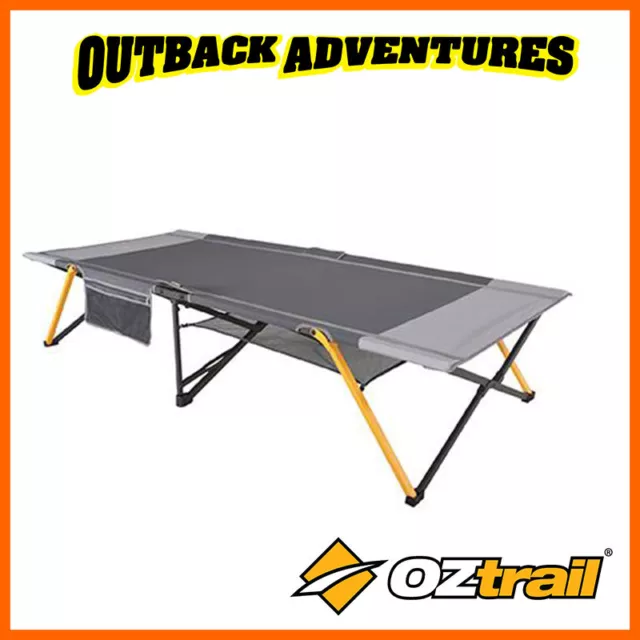 Oztrail Easy Fold Stretcher Bed  Single Jumbo Size Camping New Model