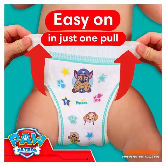 Pampers Paw Patrol Baby trocken Größe 5 Windelhose 12-17 kg monatliche Packung 160 Windeln 2