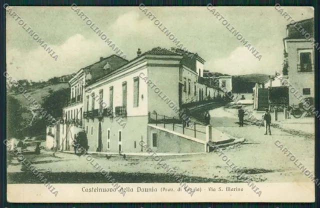 Foggia Castelnuovo Daunia cartolina QQ4912