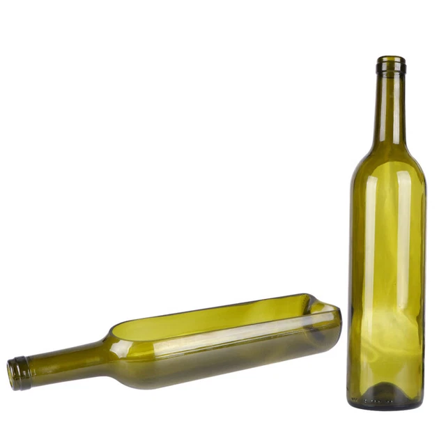 2 piezas maceta de vidrio botella de vino tinto botella decorativa mini jarrones cristal