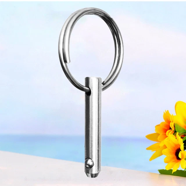 4 Pcs Stainless Steel Quick Release Bimini Pin Spring Marine Safety Pin Marine 2