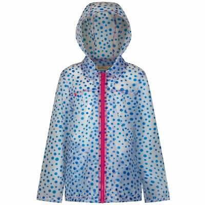 Regatta Epping Girls Kids School Light Hood Waterproof Jacket Rain Coat RRP £40