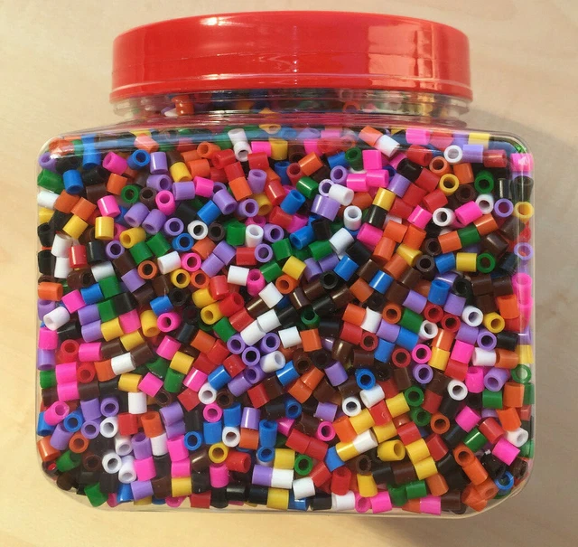 IKEA PYSSLA CONNECTING Beads Vers.farben ca.14.000 Perler Beads Quick