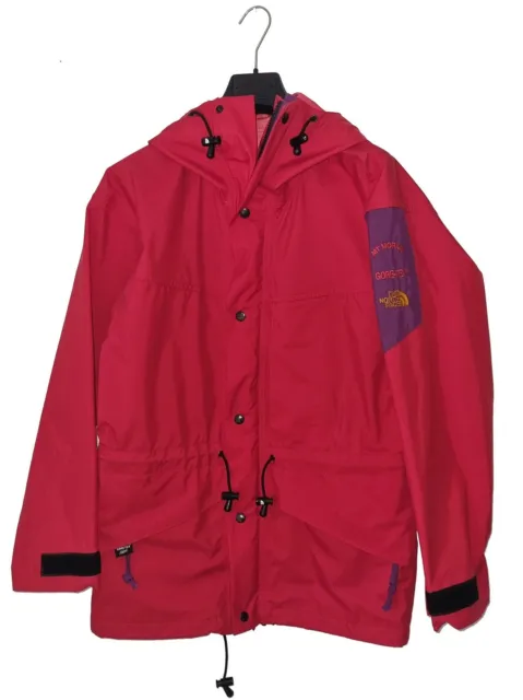 Mens THE NORTH FACE Vintage Rare 90's MT MORAN Red GORETEX Jacket Size S-M *VGC*