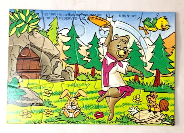 Puzzles - puzzle kinder yogi bear incomplet sans BPZ