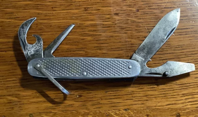 Vintage WW II Era Military 4 Blade Knife